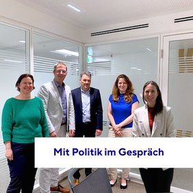 Die Vertreter des Hessischen Ministeriums für Landwirtschaft und Umwelt, Weinbau, Forsten, Jagd und Heimat 