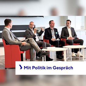 Kommunalen Entscheidungsträger in einem Dialog